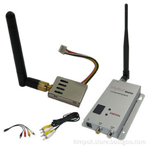 2500m Transmission video/audio transmitter with 2.4G, 4 channels for wireless camerasNew